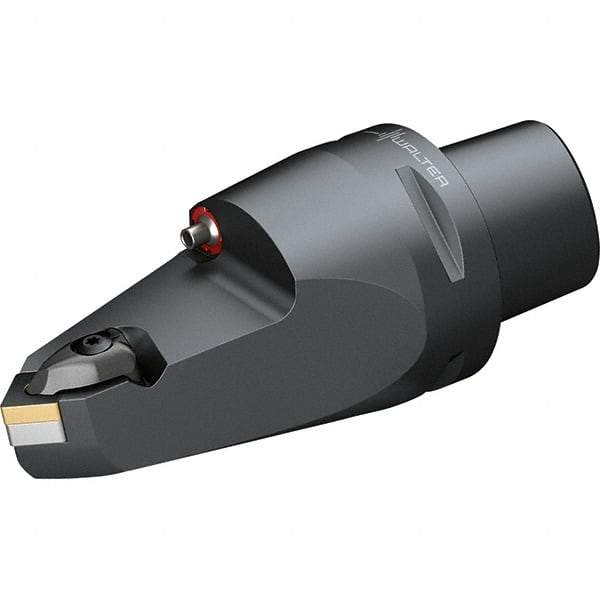 Walter - 95° Lead Angle, Indexable Turning Toolholder - 153mm OAL, Series DCMN-CAPTO-AUSSEN - Apex Tool & Supply