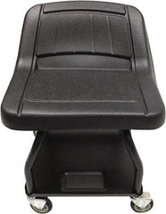 Whiteside - 440 Lb Capacity, 4 Wheel Creeper Seat with Tray - Steel, 15" Long x 25" High x 15" Wide - Apex Tool & Supply