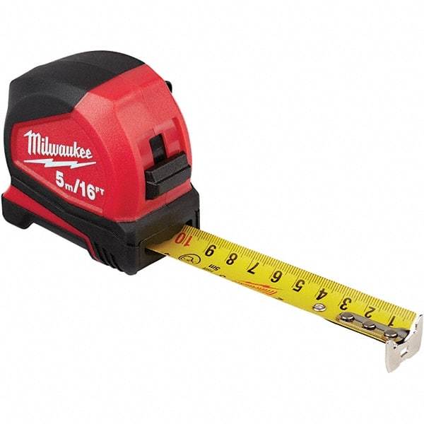 Milwaukee Tool - Tape Measures Length (Feet): 16.00 Width (Inch): 1 - Apex Tool & Supply