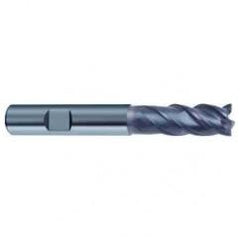8mm Dia. - 63mm OAL - 4 FL Variable Helix TiAlN Carbide End Mill - Apex Tool & Supply