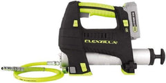 Legacy - 7,000 Max psi, Flexible Battery-Operated Grease Gun - 14 oz Capacity, 1/8 Thread Outlet, Bulk, Filler Pump & Cartridge Fill - Apex Tool & Supply