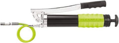 Legacy - 9,000 Max psi, Flexible & Rigid Lever Grease Gun - 14 oz Capacity, 1/8 Thread Outlet, 25 Strokes per oz, Bulk, Filler Pump & Cartridge Fill - Apex Tool & Supply