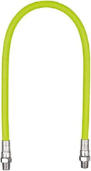 Legacy - 1-1/2' Long, 10,000 psi Operating Pressure, Rubber Grease Gun Hose - 1/8 NPT, 10,000 psi Burst Pressure - Apex Tool & Supply