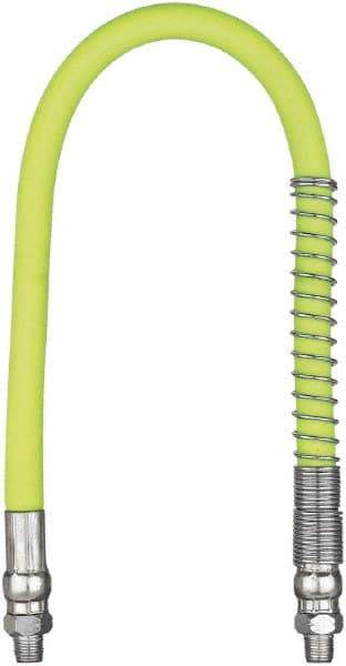 Legacy - 1-1/2' Long, 10,000 psi Operating Pressure, Rubber Grease Gun Hose - 3/16 NPT, 10,000 psi Burst Pressure - Apex Tool & Supply