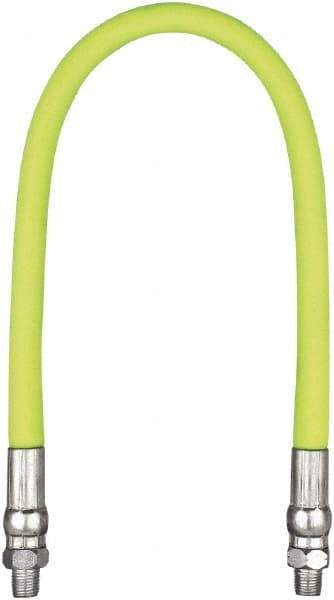 Legacy - 1-1/2' Long, 10,000 psi Operating Pressure, Rubber Grease Gun Hose - 3/16 NPT, 10,000 psi Burst Pressure - Apex Tool & Supply