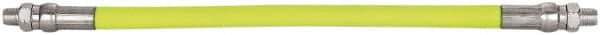 Legacy - 1' Long, 10,000 psi Operating Pressure, Rubber Grease Gun Hose - 3/16 NPT, 10,000 psi Burst Pressure - Apex Tool & Supply