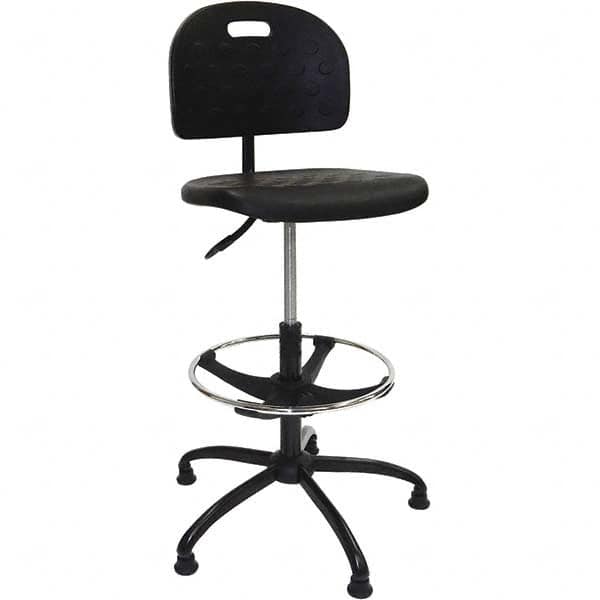 LISTA - 22 to 32" High Adjustable Height Swivel Stool - Apex Tool & Supply