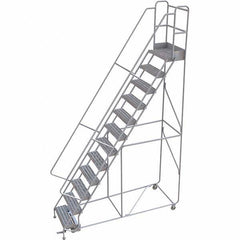 TRI-ARC - Rolling & Wall Mounted Ladders & Platforms Type: Rolling Warehouse Ladder Style: Rolling Safety Ladder - Apex Tool & Supply