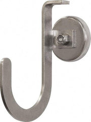 Mag-Mate - 42 Lb Capacity, 3-1/4" Projection, 304 Stainless Steel Magnetic J Hook - 5" OAL - Apex Tool & Supply