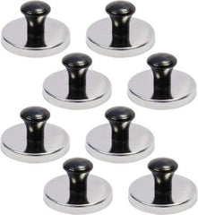 Mag-Mate - 2-1/32" Diam x 2-1/32" Long 1-1/16" Magnet Height, 42 Lb Max Pull Magnetic Print Holder - Round, 1.06" High, 19 Lb Average Magnetic Pull - Apex Tool & Supply