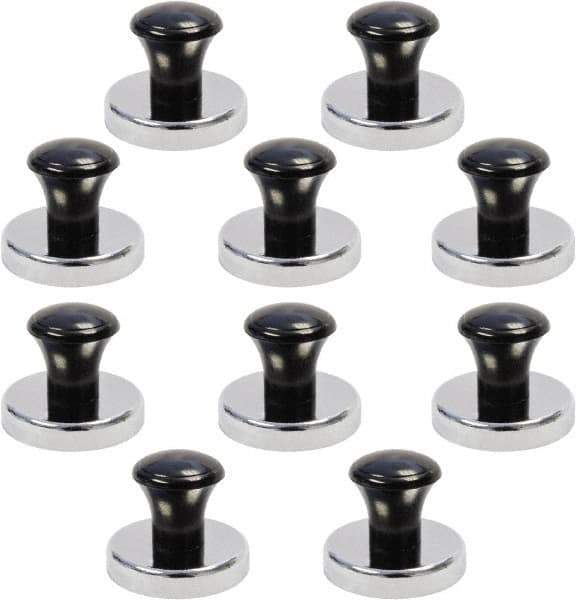 Mag-Mate - 1-13/32" Diam x 1-13/32" Long 1-1/32" Magnet Height, 25 Lb Max Pull Magnetic Print Holder - Round, 1.03" High, 11 Lb Average Magnetic Pull - Apex Tool & Supply