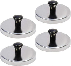 Mag-Mate - 3-3/16" Diam x 3-3/16" Long 1-3/16" Magnet Height, 140 Lb Max Pull Magnetic Print Holder - Round, 1.19" High, 48 Lb Average Magnetic Pull - Apex Tool & Supply