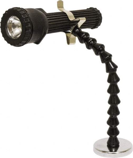 Mag-Mate - Nickel Plated Flexible Flashlight Holder - Compatible with Maglite Batteries - Apex Tool & Supply