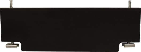 Mag-Mate - 2' Wide x 0.69' High, Stainless Steel Vertical Wind Welding Barricade - Black - Apex Tool & Supply