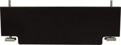 Mag-Mate - 2' Wide x 0.69' High, Stainless Steel Vertical Wind Welding Barricade - Black - Apex Tool & Supply