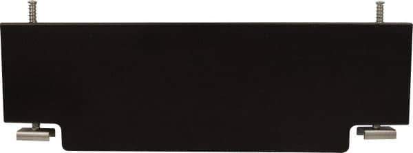 Mag-Mate - 3' Wide x 0.69' High, Stainless Steel Vertical Wind Welding Barricade - Black - Apex Tool & Supply