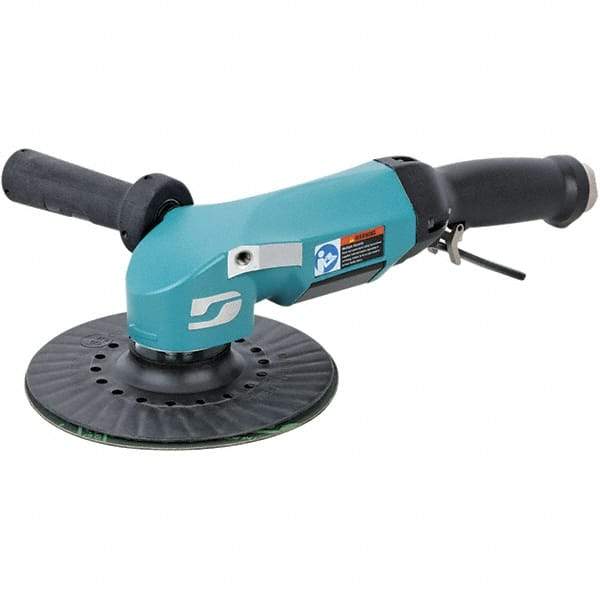 Dynabrade - 7" Max Disc, 8,500 RPM, Pneumatic Handheld Disc Sander - 115 CFM, 1/2 NPT Inlet, 2.8 hp, 90 psi - Apex Tool & Supply
