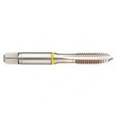 M10x1.5 6H 3-Flute Cobalt Yellow Ring Spiral Point Plug Tap-Bright - Apex Tool & Supply