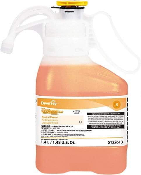 Diversey - 1.4 L Bottle Cleaner/Degreaser - Liquid, Disinfectant, Citrus - Apex Tool & Supply