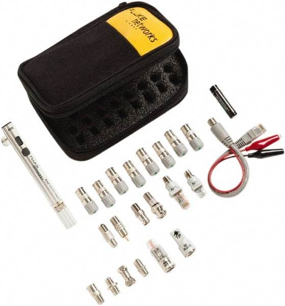 Fluke Networks - 24 Piece, Data & Video Kit - Comes in Clam Shell - Apex Tool & Supply