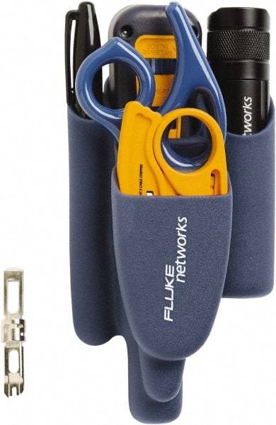 Fluke Networks - 7 Piece, Punchdown Tool Kit - Comes in Clam Shell - Apex Tool & Supply