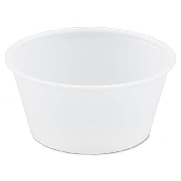 DART - Polystyrene Portion Cups, 3.25 oz, Translucent, 250/Bag, 10 Bags/Carton - Apex Tool & Supply