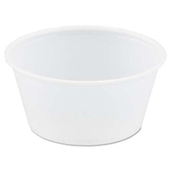 DART - Polystyrene Portion Cups, 3.25 oz, Translucent, 250/Bag, 10 Bags/Carton - Apex Tool & Supply