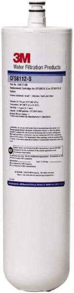 3M - 3-3/16" OD, 1µ, Polypropylene Replacement Cartridge for 3M/CUNO Commerical Foodservice Systems - 12-7/8" Long, Reduces Particulate, Tastes, Odors, Chlorine & Scales - Apex Tool & Supply