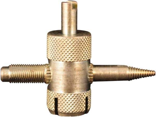 Milton - 4-Way Valve Tool - For Large Bore Tire Valves - Apex Tool & Supply