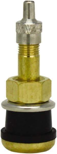 Milton - Clamp-In Tubeless Tire Valve - For Trucks, Buses - Apex Tool & Supply