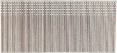 Stanley Bostitch - 16 Gauge 1/16" Shank Diam 1-1/2" Long Finishing Nails for Power Nailers - Steel, Bright Finish, Smooth Shank, Straight Stick Adhesive Collation, Round Head, Chisel Point - Apex Tool & Supply