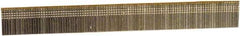 Stanley Bostitch - 18 Gauge 0.05" Shank Diam 5/8" Long Brad Nails for Power Nailers - Steel, Bright Finish, Ring Shank, Straight Stick Adhesive Collation, Brad Head, Chisel Point - Apex Tool & Supply