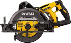DeWALT - 60 Volt, 7-1/4" Blade, Cordless Circular Saw - 5,800 RPM, Lithium-Ion Batteries Not Included - Apex Tool & Supply