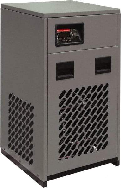 Alpha-Pure - 30 hp, 1-1/2" Pipe, 125 CFM Refrigerated Compressed Air Dryer - FNPT End Connections, 230 Max psi, 12.85 Amp, 1.17 kw, 115 Volt, 24" Long x 22" Wide x 40" High, Closed Auto Drain - Apex Tool & Supply