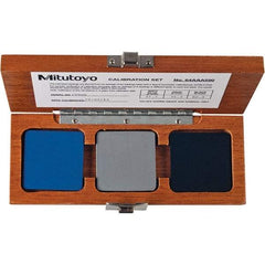 Mitutoyo - 20 HD to 80 HRB Hardness, Shore D Scale, Calibration Set - Mid Hardness Range Description, 3 Piece - Apex Tool & Supply