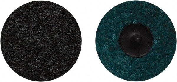 Norton - 4" Disc Diam, Aluminum Oxide Quick Change Disc - Type R Attaching System, Nonwoven, Blue, Coarse Grade, 12,000 RPM - Apex Tool & Supply
