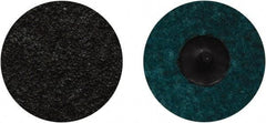 Norton - 4" Disc Diam, Aluminum Oxide Quick Change Disc - Type R Attaching System, Nonwoven, Blue, Coarse Grade, 12,000 RPM - Apex Tool & Supply