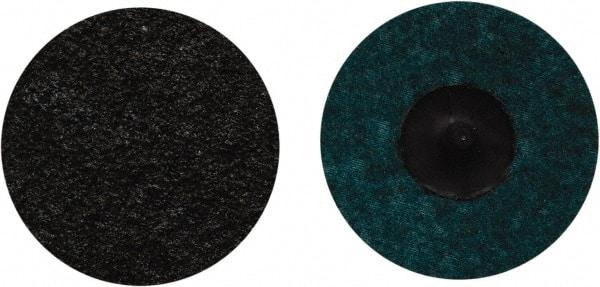 Norton - 3" Disc Diam, Aluminum Oxide Quick Change Disc - Type R Attaching System, Nonwoven, Blue, Coarse Grade, 18,000 RPM - Apex Tool & Supply
