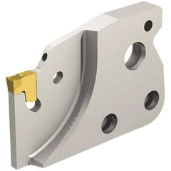 Iscar - 1.2992" Blade Height, 0.2835" Blade Width, 1.7913" OAL, Right Hand Cut, Single End Indexable Cut-Off Blade - DGPAD Blade, Do-Grip, JetHPLine, Modular Grip Series - Apex Tool & Supply