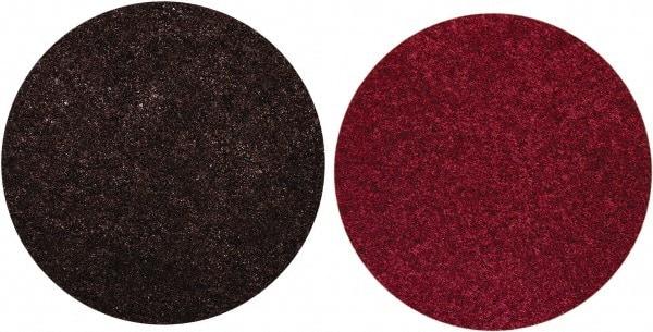 Norton - 4-1/2" Diam, Aluminum Oxide Hook & Loop Disc - Medium Grade, Nonwoven, Nylon Backing, - Apex Tool & Supply