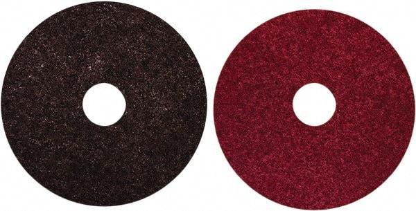 Norton - 4-1/2" Diam, Aluminum Oxide Hook & Loop Disc - Medium Grade, Nonwoven, Nylon Backing, - Apex Tool & Supply