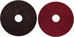 Norton - 4-1/2" Diam, Aluminum Oxide Hook & Loop Disc - Medium Grade, Nonwoven, Nylon Backing, - Apex Tool & Supply