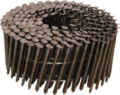 Stanley Bostitch - 13 Gauge 2" Long Siding Nails for Power Nailers - Steel, Stainless Steel Finish, Ring Shank, Coil Wire Collation, Round Head, Blunt Diamond Point - Apex Tool & Supply