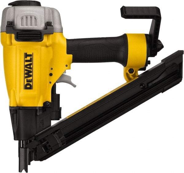 DeWALT - 1-1/2" Nail Length, 0.113 to 0.148" Nail Diam, Metal Connector Air Nailer - 70 to 120 psi - Apex Tool & Supply