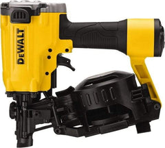 DeWALT - 3/4 to 1-3/4" Nail Length, 0.12" Nail Diam, Roofing Air Nailer - 70 to 120 psi - Apex Tool & Supply