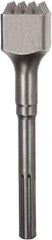 DeWALT - 1-3/4" Head Width, 10" OAL, 3/4" Shank Diam, Bushing Tool Chisel - SDS Max Drive, SDS Max Shank, Steel - Apex Tool & Supply