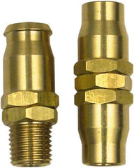 Stanley Bostitch - 1/4 Male NPT Universal Pneumatic Hose Air Hose Fitting - Steel, 1/4" Body Diam, 1/4" Hose ID - Apex Tool & Supply
