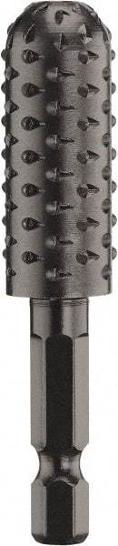 DeWALT - 1/2" Cut Diam, 1/4" Shank Diam, Cylinder Head Fine Diamond Cut Burr - Steel - Apex Tool & Supply
