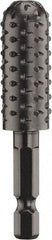 DeWALT - 1/2" Cut Diam, 1/4" Shank Diam, Cylinder Head Fine Diamond Cut Burr - Steel - Apex Tool & Supply