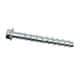 Powers Fasteners - 1/2" Diam, 1/2" Drill, 2-1/2" OAL, 2-1/2" Min Embedment Machine Screw Anchor Concrete Anchor - 1018 Case Hardened Steel, Zinc-Plated Finish, Hex Head, Hex Drive - Apex Tool & Supply